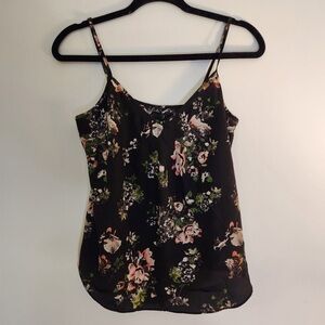 Talula Black Floral Camisole